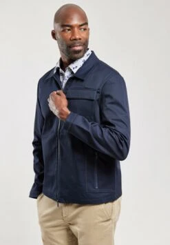 Armor-Lux ZIPPÉE DÉPERLANTE - Outdoorjacke - Marine Deep