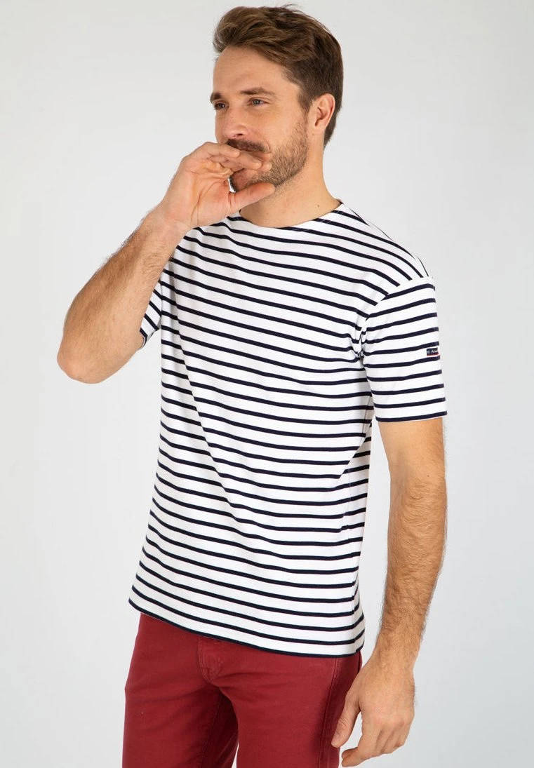 Armor-Lux DOËLAN MARINIÈRE - T-Shirt Print - Blanc Navire 3 Armor-Lux DOËLAN MARINIÈRE - T-Shirt Print - Blanc Navire