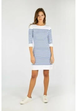 Armor-Lux ILE-TUDY - Strickkleid - Blanc/etoile