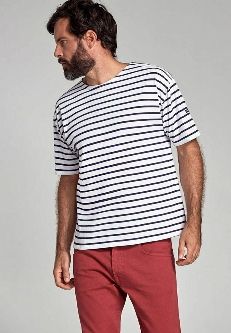 Armor-Lux THEVIEC MARINIÈRE - T-Shirt Print - Blanc Navire 3 Armor-Lux THEVIEC MARINIÈRE - T-Shirt Print - Blanc Navire