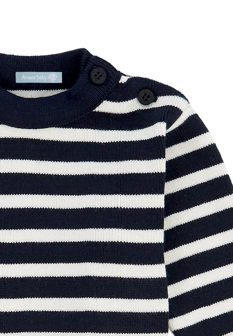 Armor-Lux FOUESNANT MARINE - Strickpullover - Dark Blue 4 Armor-Lux FOUESNANT MARINE - Strickpullover - Dark Blue – Bild 2