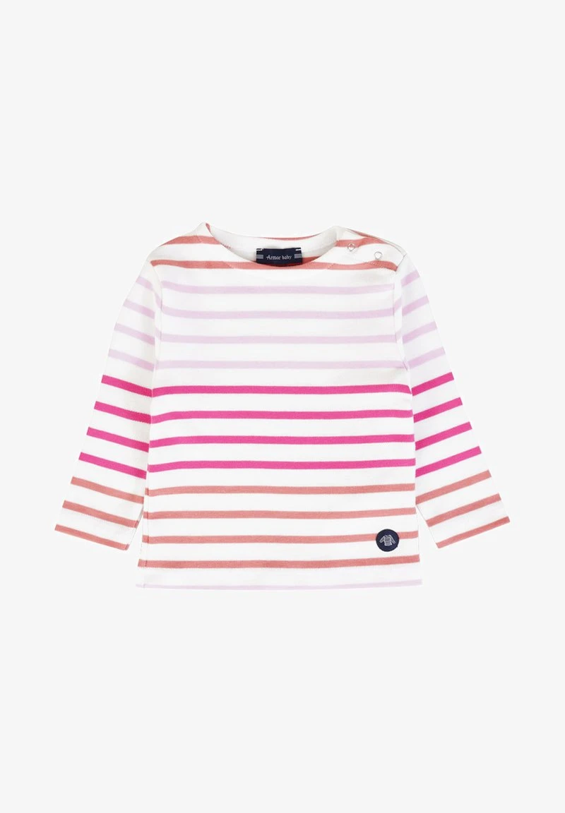 Armor-Lux MARINIERE - Langarmshirt - Milk Lantana Fucsia Mauve Rose 5 Armor-Lux MARINIERE - Langarmshirt - Milk Lantana Fucsia Mauve Rose – Bild 3