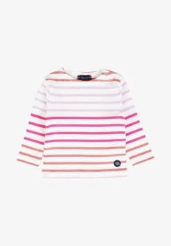 Armor Lux 15 Armor-Lux MARINIERE - Langarmshirt - Milk Lantana Fucsia Mauve Rose