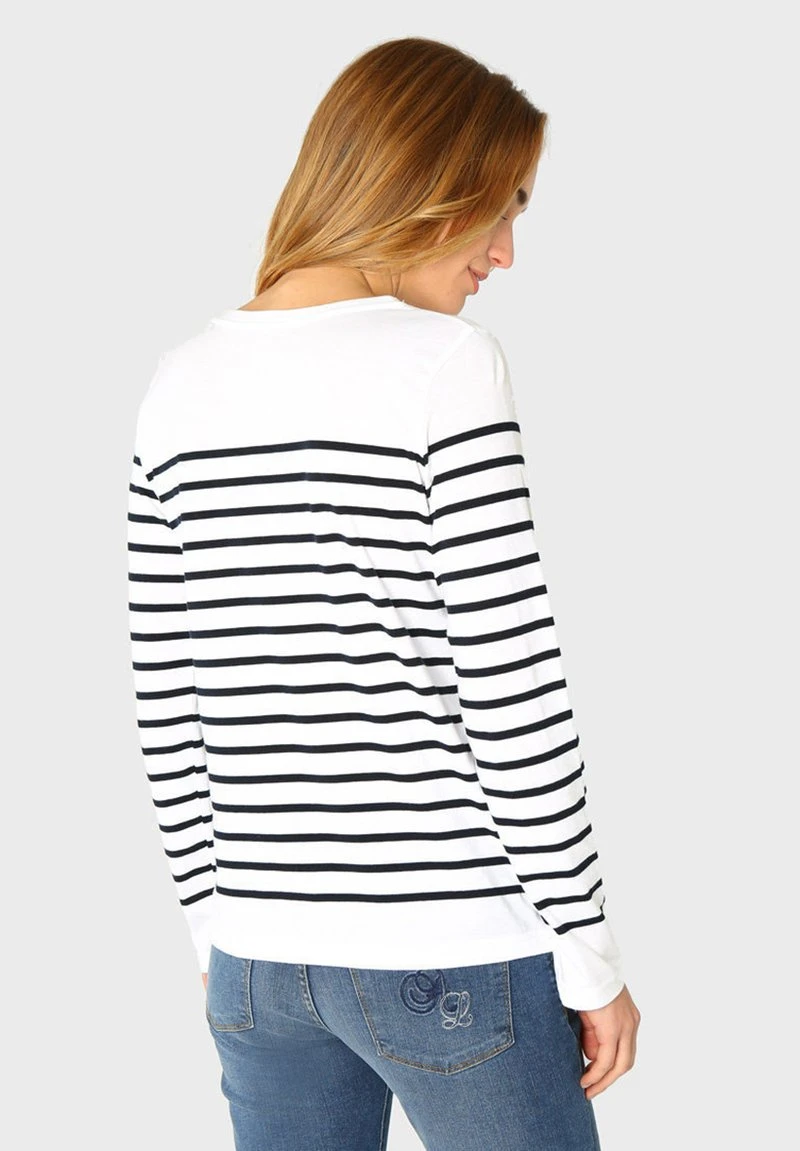 Armor-Lux PORT-LOUIS MARINIÈRE - Langarmshirt - Blanc Rich Navy 4 Armor-Lux PORT-LOUIS MARINIÈRE - Langarmshirt - Blanc Rich Navy – Bild 2