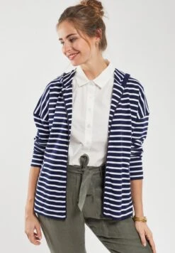 Armor-Lux HOODIE ZIPPED - Strickjacke - Seal Blanc -Armor Lux 31959acb7ff54691a75249bd4b543770 1