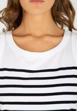 Armor-Lux BELLE-ILE - Jerseykleid - Blanc/rich Navy 10 Armor-Lux BELLE-ILE - Jerseykleid - Blanc/rich Navy -Armor Lux 36e4f3dd1b5b4910a57c39f955a17e24