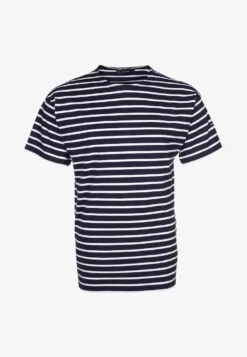 Armor-Lux THÉVIEC MARINIÈRE - T-Shirt Print - Navy Blue/white