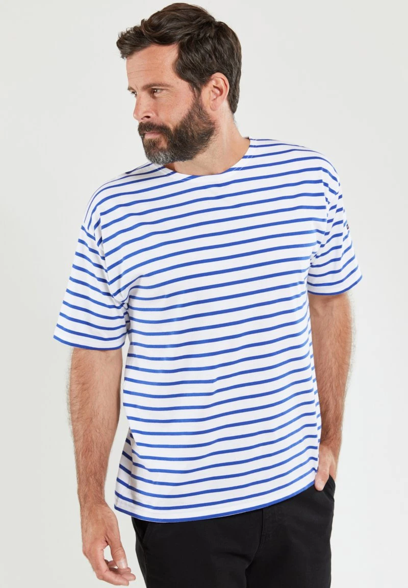 Armor-Lux THEVIEC MARINIÈRE - T-Shirt Print - Blanc Etoile 3 Armor-Lux THEVIEC MARINIÈRE - T-Shirt Print - Blanc Etoile