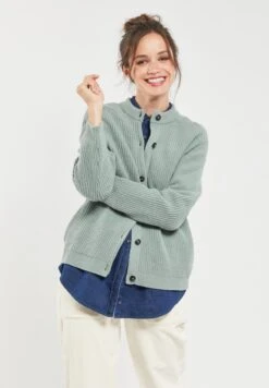 Armor Lux 29 Armor-Lux BUTTON - Strickjacke - Pool