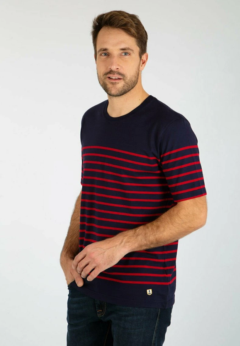 Armor-Lux ETEL MARINIÈRE - T-Shirt Print - Navire/braise 3 Armor-Lux ETEL MARINIÈRE - T-Shirt Print - Navire/braise