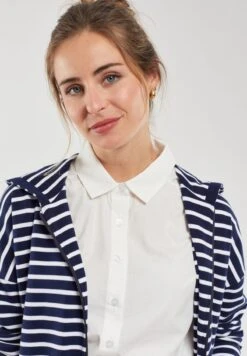 Armor-Lux HOODIE ZIPPED - Strickjacke - Seal Blanc -Armor Lux 4e1bd93fb5c64ecb9d57a102be105502