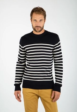 Armor-Lux GOULENEZ MARINE - Strickpullover - Milk Navire 8 Armor-Lux GOULENEZ MARINE - Strickpullover - Milk Navire – Bild 6