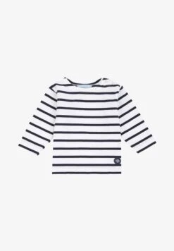 Armor-Lux BEG MEIL MARINIÈRE - Langarmshirt - Blanc/navire