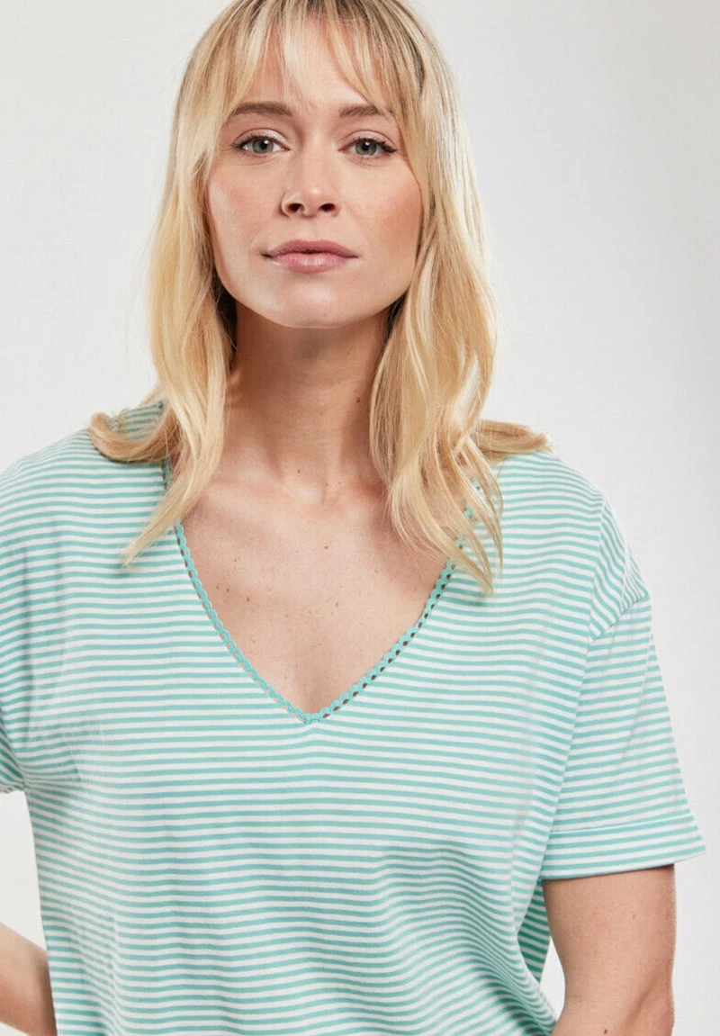 Armor-Lux DE-COTON LÉGER - Nachthemd - Vert Menthe Milk 6 Armor-Lux DE-COTON LÉGER - Nachthemd - Vert Menthe Milk – Bild 4