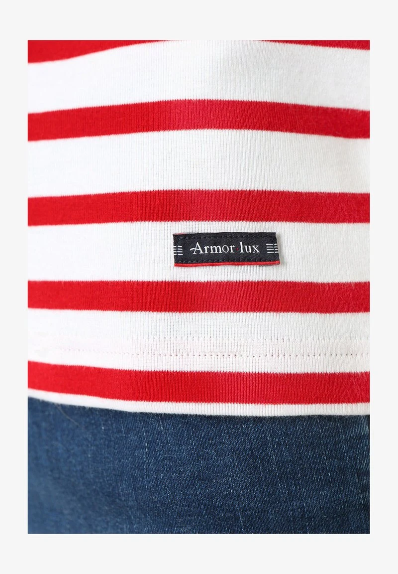 Armor-Lux MORGAT MARINIÈRE - T-Shirt Print - Blanc/rich Navy 5 Armor-Lux MORGAT MARINIÈRE - T-Shirt Print - Blanc/rich Navy – Bild 3