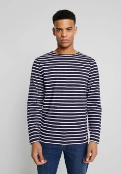 Armor-Lux PLOZEVET MARINIÈRE - Langarmshirt - Navy / White