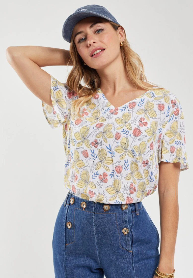 Armor-Lux FLEURIE - Bluse - Imprimé Envol Fleurs 7 Armor-Lux FLEURIE - Bluse - Imprimé Envol Fleurs – Bild 5