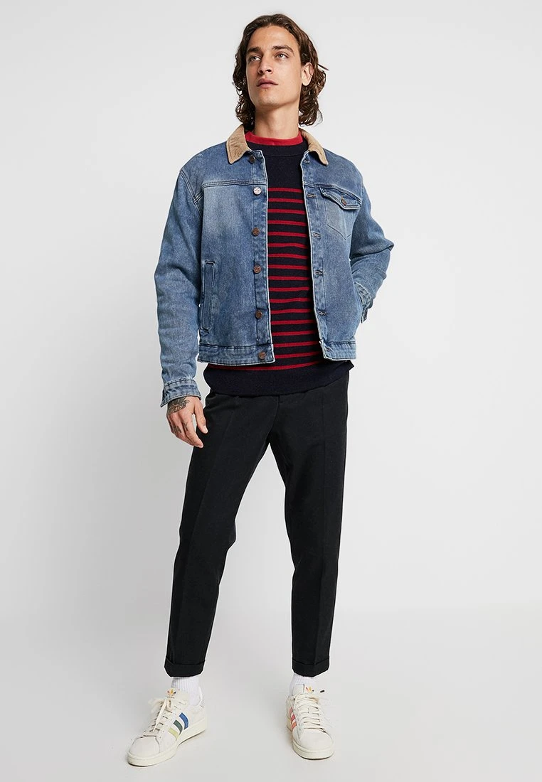 Armor-Lux MOLENE MARINE - Strickpullover - Navire/piment 4 Armor-Lux MOLENE MARINE - Strickpullover - Navire/piment – Bild 2