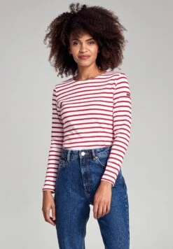 Armor-Lux LESCONIL MARINIÈRE - Langarmshirt - Blanc Etoile -Armor Lux 84c7dbc3671e49c8820ef7b2c8cb17a8