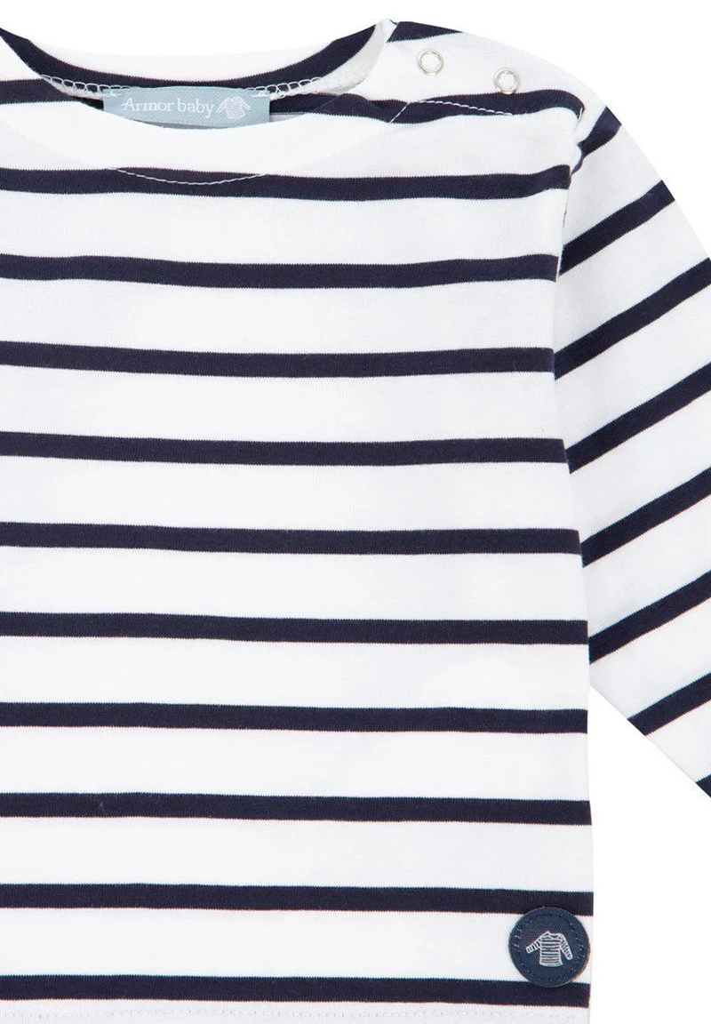 Armor-Lux BEG MEIL MARINIÈRE - Langarmshirt - Blanc/navire 5 Armor-Lux BEG MEIL MARINIÈRE - Langarmshirt - Blanc/navire – Bild 3