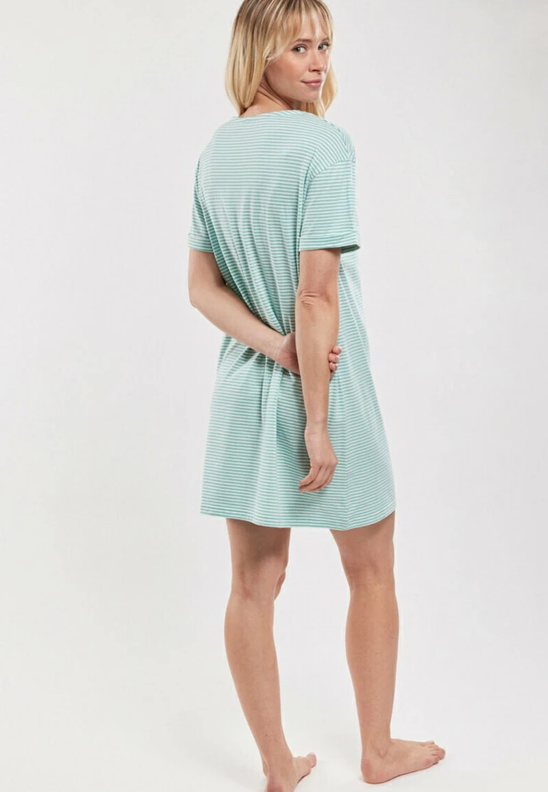 Armor-Lux DE-COTON LÉGER - Nachthemd - Vert Menthe Milk 5 Armor-Lux DE-COTON LÉGER - Nachthemd - Vert Menthe Milk – Bild 3