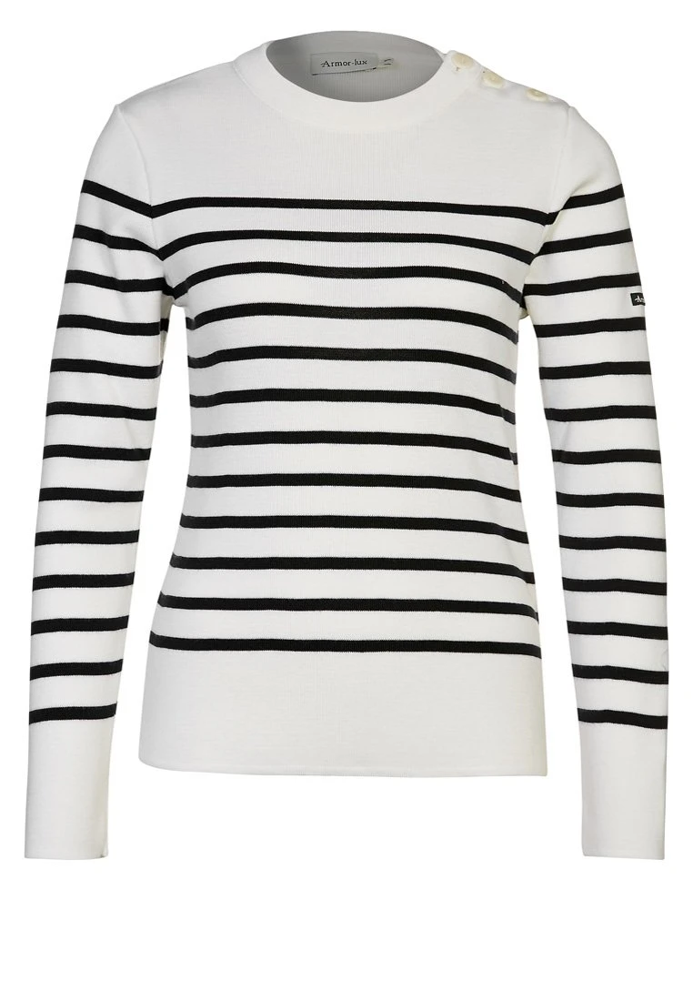 Armor-Lux MARINE - Strickpullover - Weiß/blau 6 Armor-Lux MARINE - Strickpullover - Weiß/blau – Bild 4