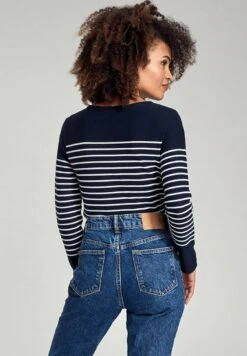 Armor-Lux REDON MARINIÈRE - Langarmshirt - Rich Navy/blanc -Armor Lux a081c833128a4b4b816066de6519d3bb