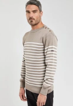 Armor-Lux MARINE - Strickpullover - Taupe Blanc -Armor Lux a24230eb36d24810890eef30e599f79f 1