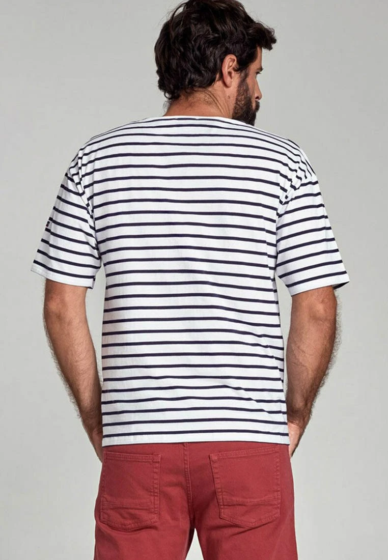 Armor-Lux THEVIEC MARINIÈRE - T-Shirt Print - Blanc Navire 5 Armor-Lux THEVIEC MARINIÈRE - T-Shirt Print - Blanc Navire – Bild 3