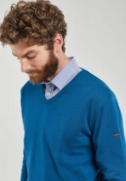 Armor-Lux HENVIC - Strickpullover - Lake -Armor Lux a9c050903fb94420ab8f0ff879923887