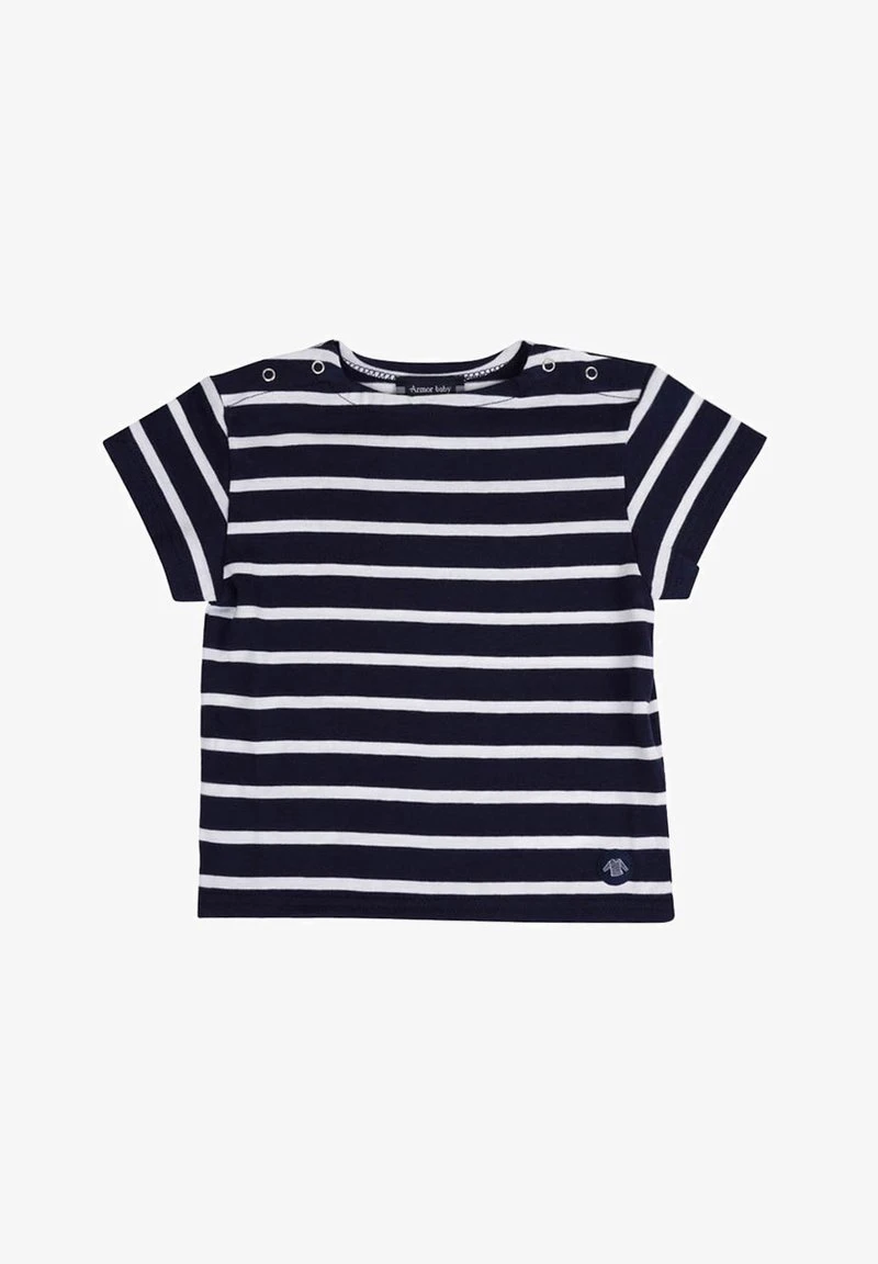 Armor-Lux T-Shirt Print - Blanc Marine Deep 7 Armor-Lux T-Shirt Print - Blanc Marine Deep – Bild 5