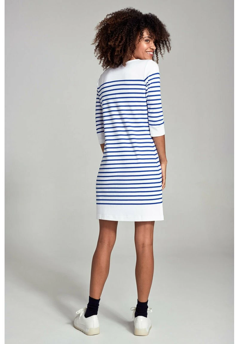 Armor-Lux ILE-TUDY - Strickkleid - Blanc/etoile 5 Armor-Lux ILE-TUDY - Strickkleid - Blanc/etoile – Bild 3