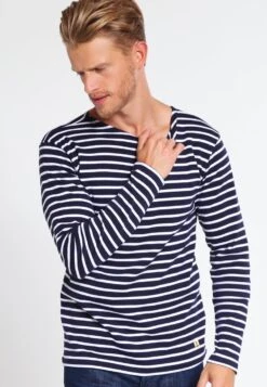 Armor-Lux HOUAT MARINIÈRE - Langarmshirt - Navire/blanc