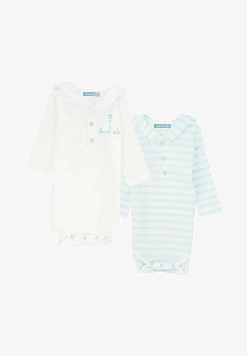 Armor-Lux 2 PACK - Body - Blanc/crevette 7 Armor-Lux 2 PACK - Body - Blanc/crevette – Bild 5