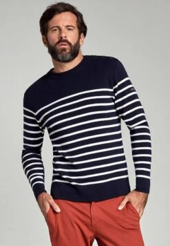 Armor-Lux GOULENEZ MARINE - Strickpullover - Milk Navire 12 Armor-Lux GOULENEZ MARINE - Strickpullover - Milk Navire -Armor Lux cb7657ad272a49d8a6c7ceafc08f68dc
