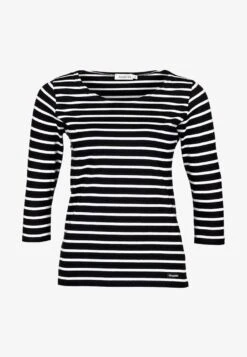 Armor-Lux CAP COZ MARINIÈRE - Langarmshirt - Blanc/braise -Armor Lux cea88b363e76439c847147472d301b2a