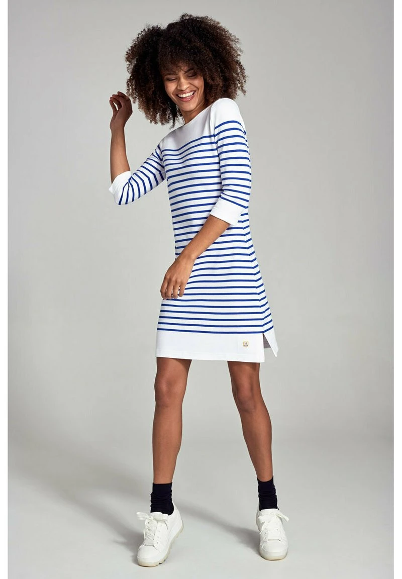 Armor-Lux ILE-TUDY - Strickkleid - Blanc/etoile 6 Armor-Lux ILE-TUDY - Strickkleid - Blanc/etoile – Bild 4