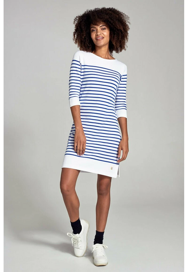 Armor-Lux ILE-TUDY - Strickkleid - Blanc/etoile 4 Armor-Lux ILE-TUDY - Strickkleid - Blanc/etoile – Bild 2