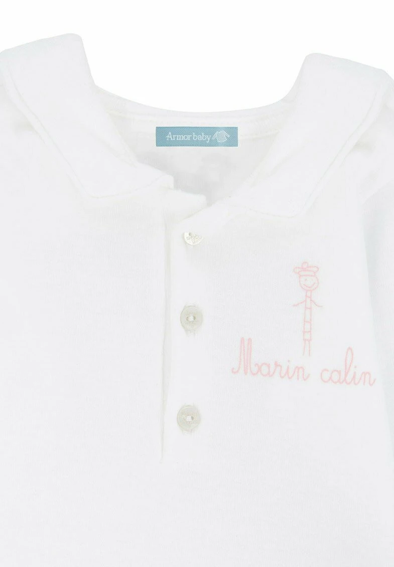 Armor-Lux 2 PACK - Body - Blanc/crevette 5 Armor-Lux 2 PACK - Body - Blanc/crevette – Bild 3