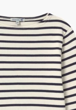 Armor-Lux MARINIÈRE LOCTUDY UNISEX - Langarmshirt - Beige/blue -Armor Lux eb70bc55948a4a86a26808426aa61f8f