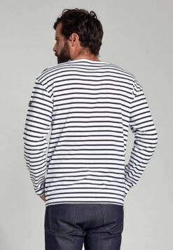 Armor-Lux LOCTUDY MARINIÈRE - Langarmshirt - Blanc Navire -Armor Lux ed989db07f0e4bb99f024efe22df9e45