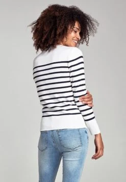 Armor-Lux BRIAC MARINE - Strickpullover - Milk/rich Navy 10 Armor-Lux BRIAC MARINE - Strickpullover - Milk/rich Navy -Armor Lux f45311595736412195525bac499d84fe