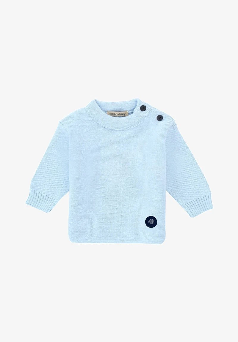 Armor-Lux FOUESNANT - Strickpullover - Light Blue 3 Armor-Lux FOUESNANT - Strickpullover - Light Blue