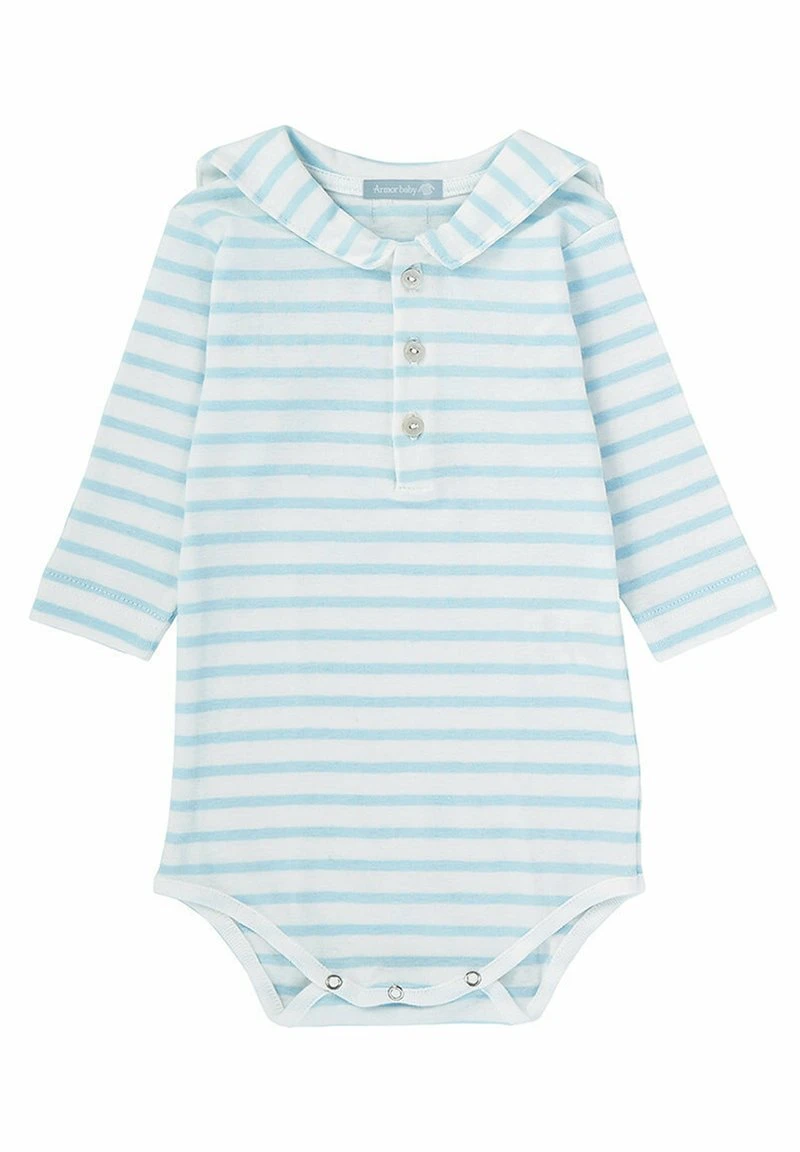 Armor-Lux 2 PACK - Body - Blanc/ Nuage 5 Armor-Lux 2 PACK - Body - Blanc/ Nuage – Bild 3